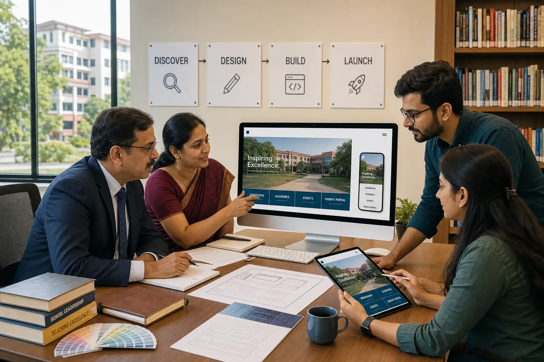 Educational Institute Website Design And LMS Development India