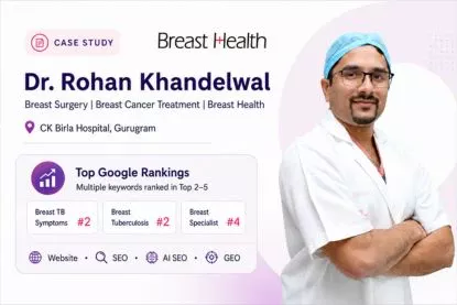 Promoting a Specialist Doctor Online: How Webindia Master Built Search Dominance for Doctor Across India and the USA image