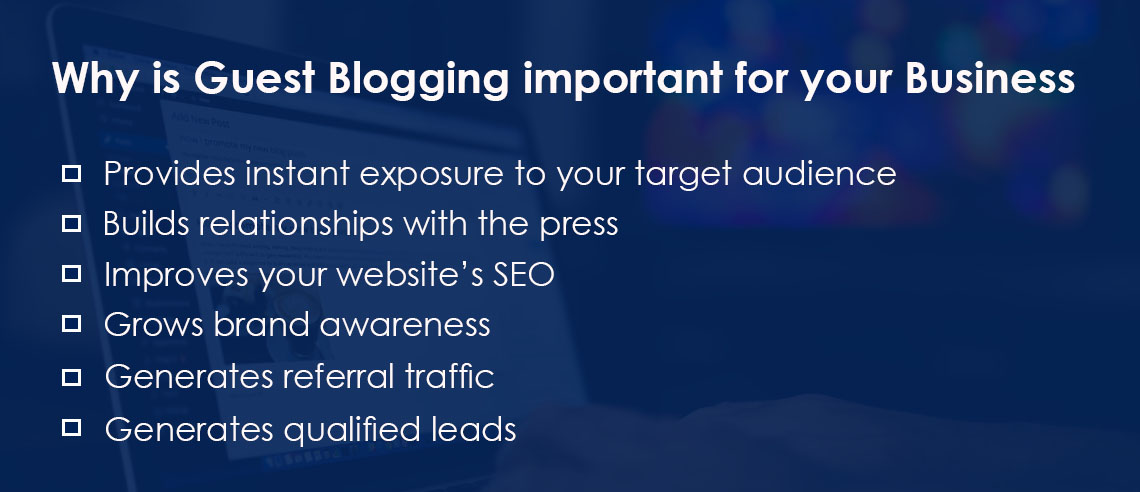 why is guest blogging important for your business
