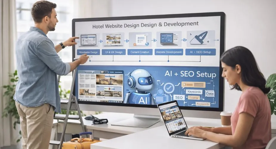 Hotel Website Steps